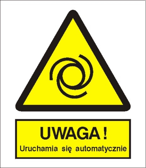 Ostrzeżenie przed uruchamianiem automatycznym